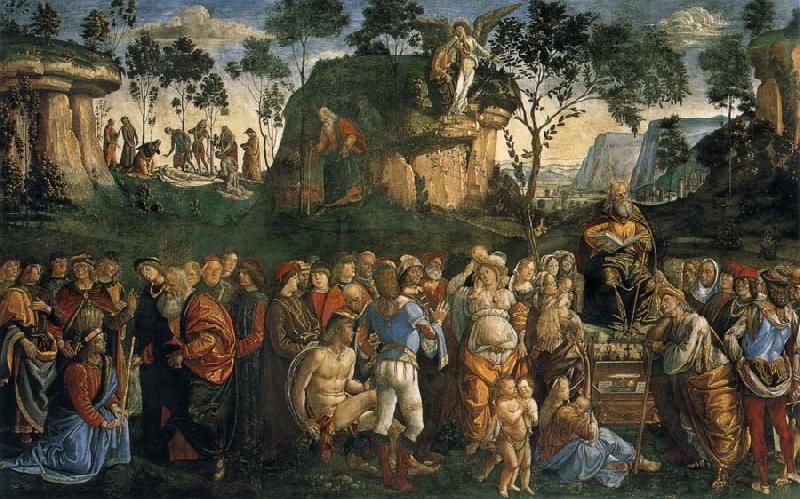 Luca Signorelli Testament and death Moses oil painting image